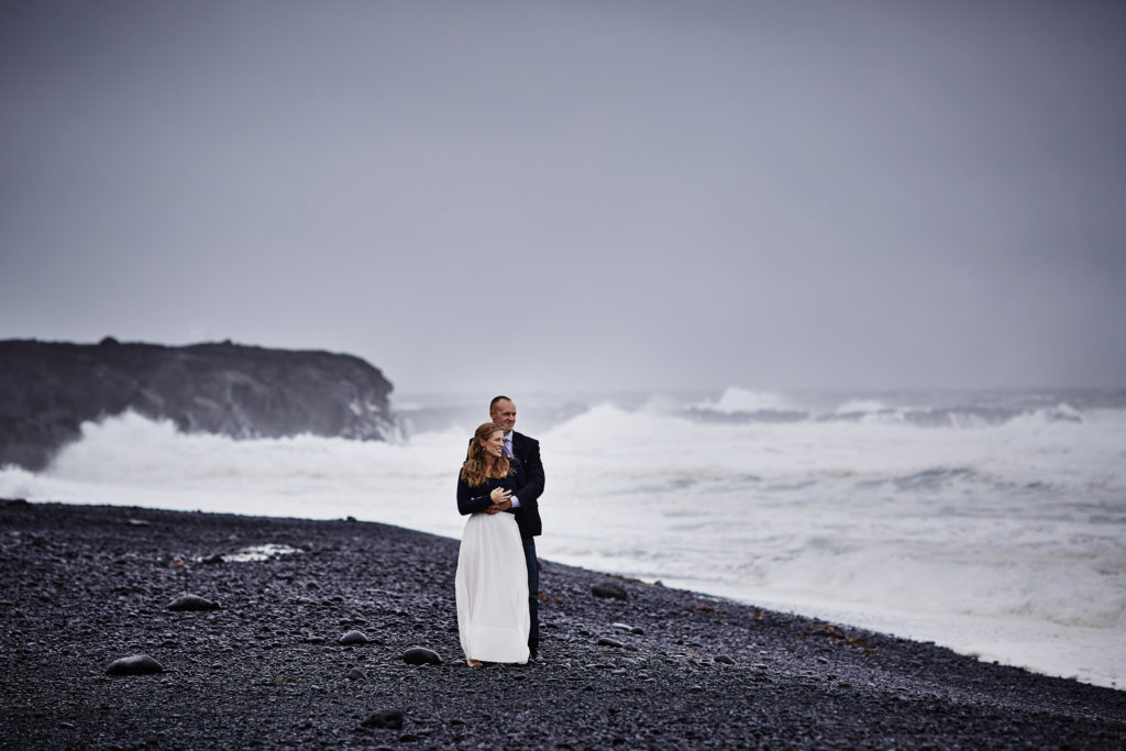 Snaefellsnes-peninsula-Iceland-black-sand-beach-wedding